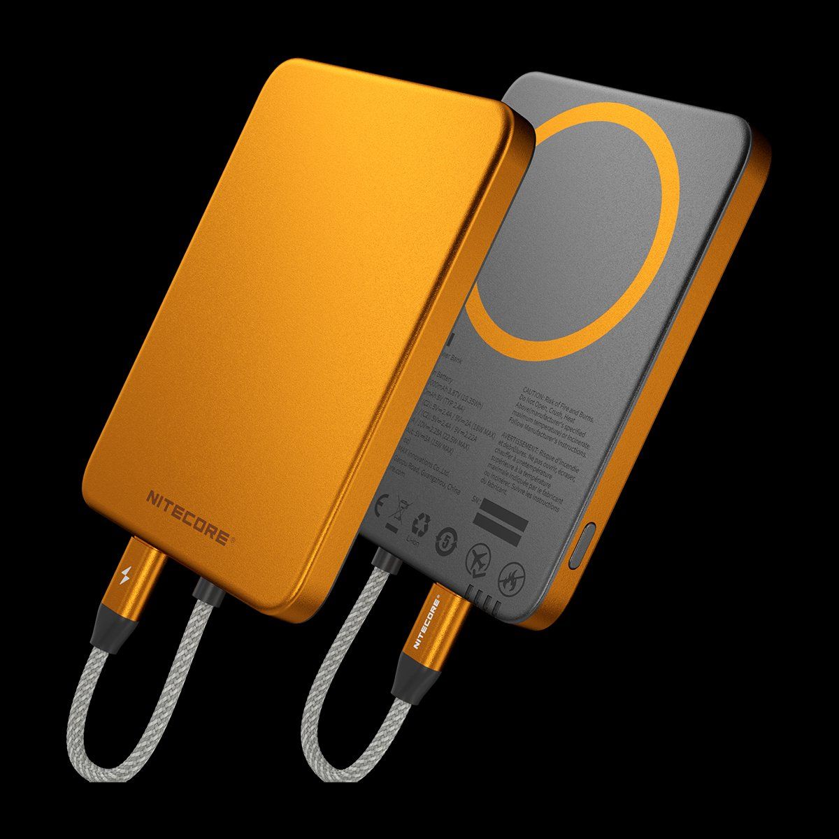 NiteCore Batterie: Nitecore Powerbank POCKET5 - 5000mAh, orange – Nuovo e nell'imballaggio originale da Grüningen venduto da Prolumin