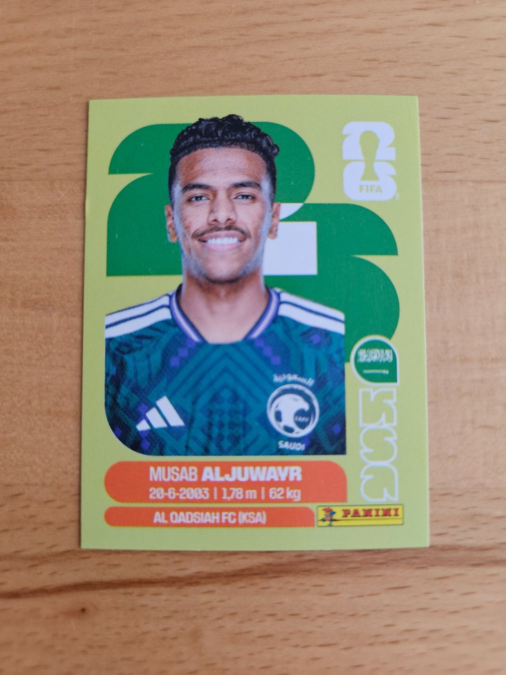 Panini Carte collezionabili: Panini WM 2026 KSA 9 – Nuovo (secondo la descrizione) da Winterthur venduto da melac