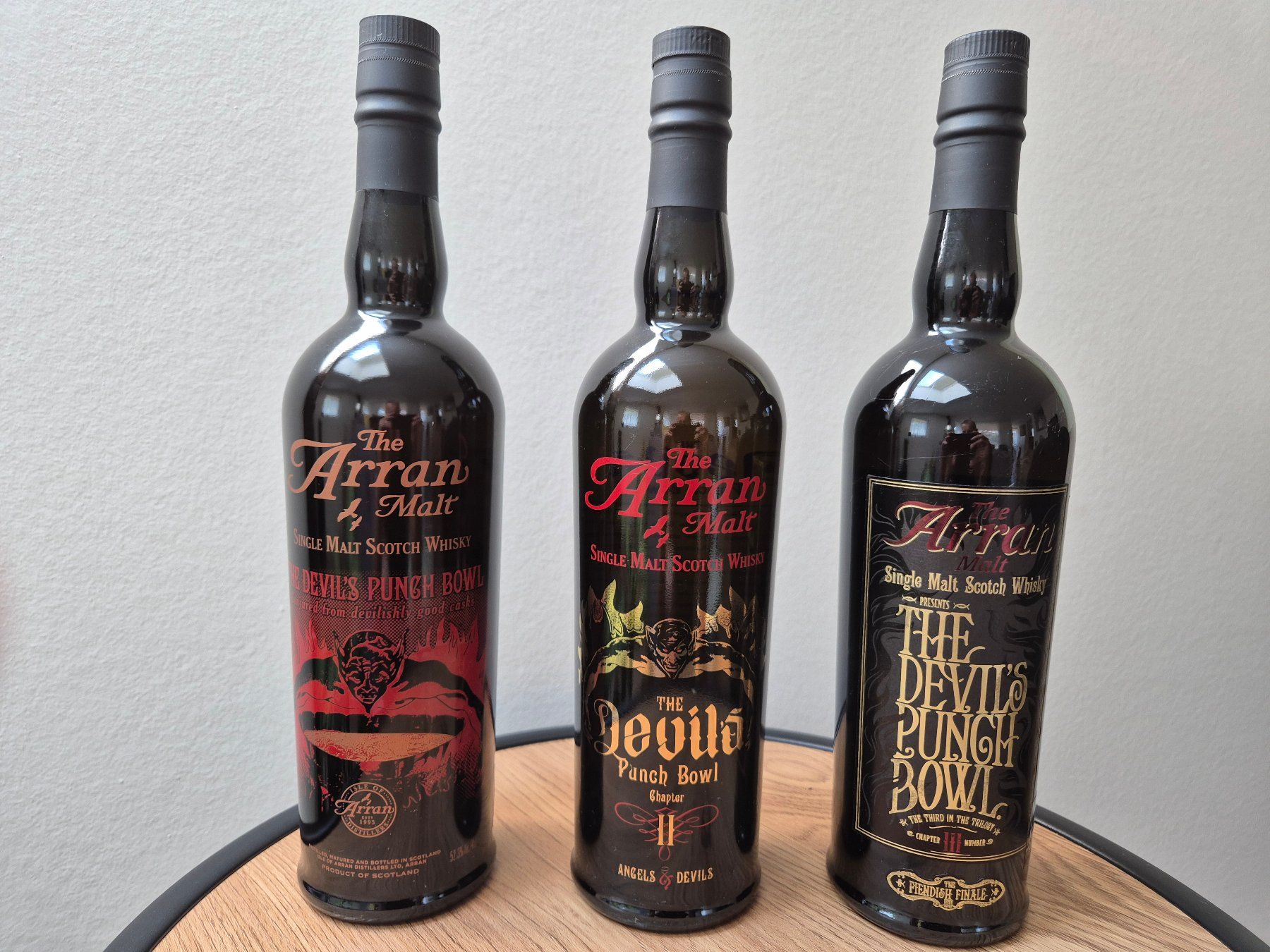 Arran Bevande alcoliche: Arran The Devils Punch Bowl I-II-III, kompletes Set – Nuovo e nell'imballaggio originale da Bischofszell venduto da worldoftoday 1