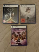 3 Spiele für Ps5 (Starfield, Dragon Age, Silent Hill)