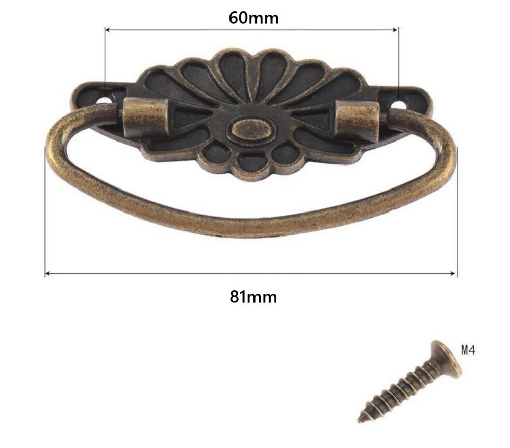 Ferramenta: 10x Möbelgriff Schrank Schublade Doppelbett Doublard – Nuovo e nell'imballaggio originale da Lausanne venduto da batishop 5