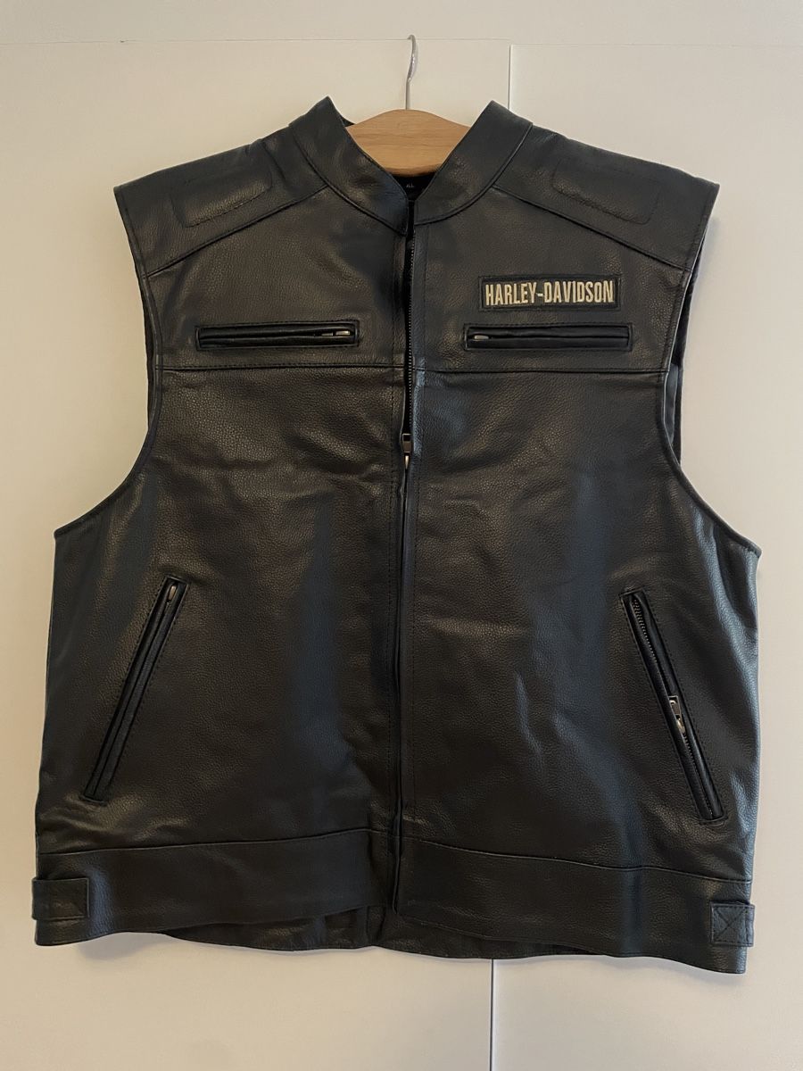 Gilet & Giacche: Original Harley Davidson Lederweste Gr. XL neu – Nuovo e nell'imballaggio originale da Ins venduto da creamo1 1