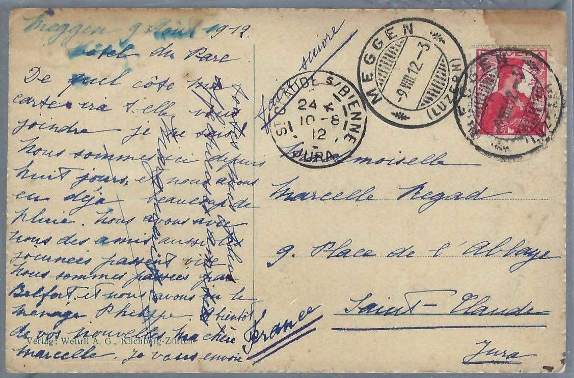 Cartoline postali: Brunnen. Dampfschiff 'Schiller'. Mythen. – Usato da Horw venduto da SwissSteamMemories 1