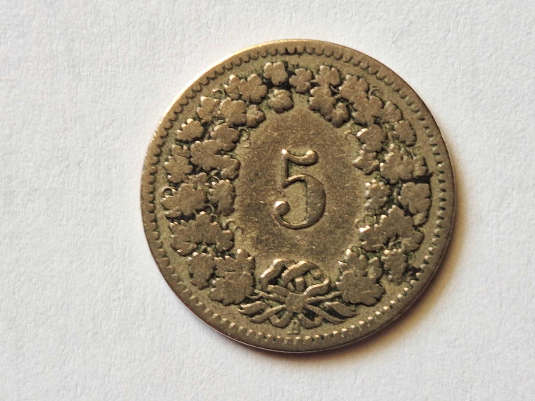 Tutti le monete: 5cts 1893 – Usato da Couvet venduto da zeze03 1