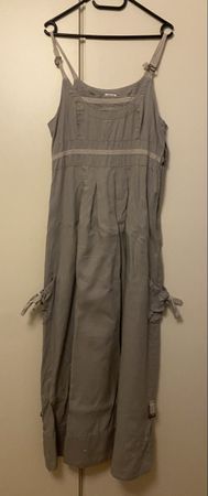 Kleid Redoute Grösse 36 grau Leinen Sommerkleid