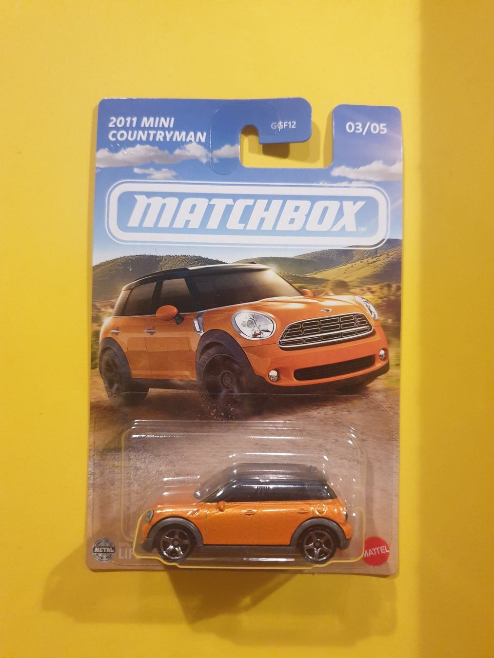 Matchbox Modellini d'auto: Matchbox 2011 MINI COUNTRYMAN – Usato da Oftringen venduto da Rotor