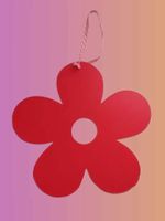 Rote Blume Deko Frühlingsdeko