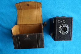 Coronet antike Kamera (Made in France) + Hülle