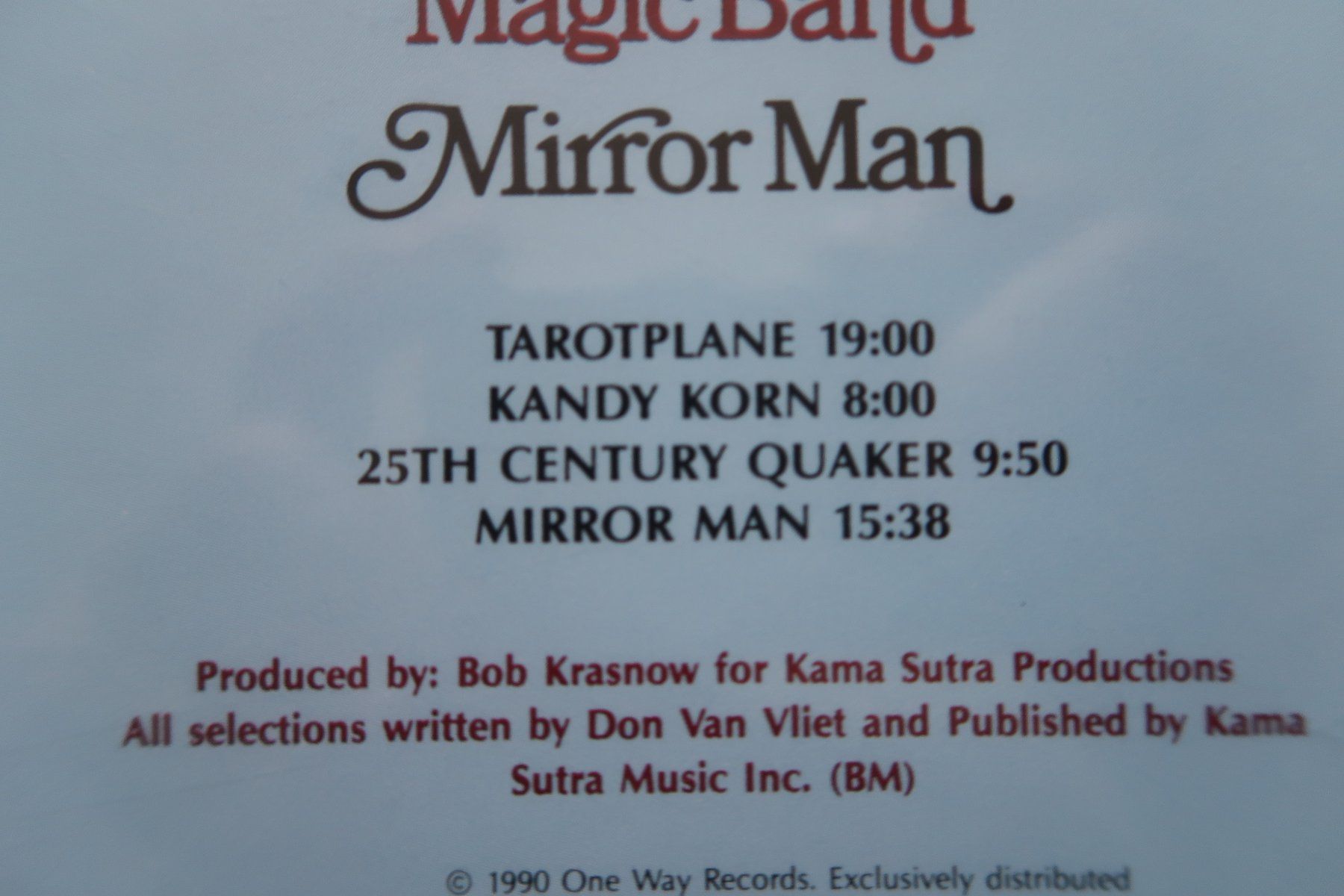 CD: CAPTAIN BEEFHEART & HIS MAGIC BAND - MIRROR MAN - CD – Usato da Basel venduto da Patiscat 2