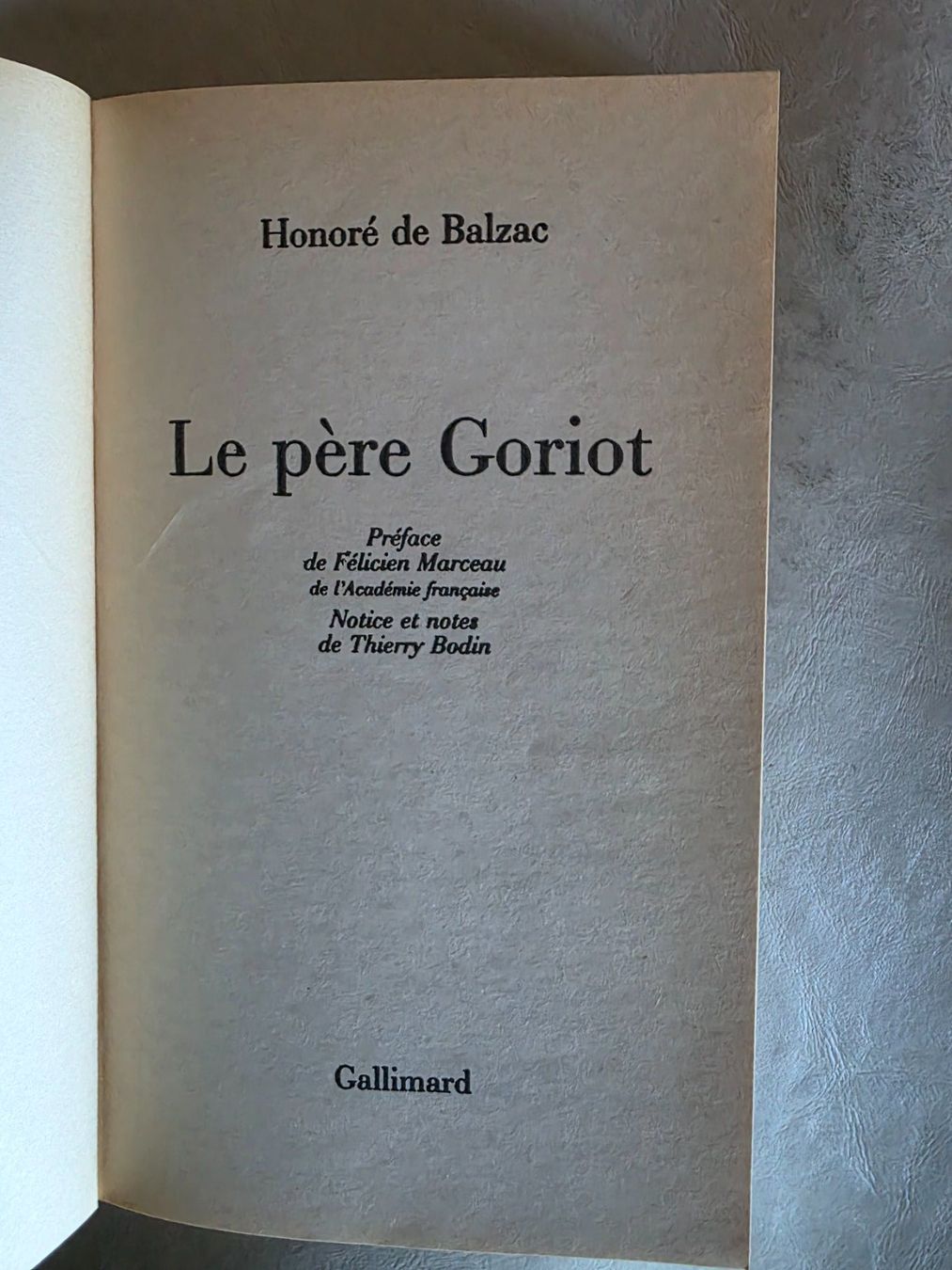 Libri: Le Père Goriot - Honoré de Balzac - 1971 – Usato da Walterswil BE venduto da Lonitti 2