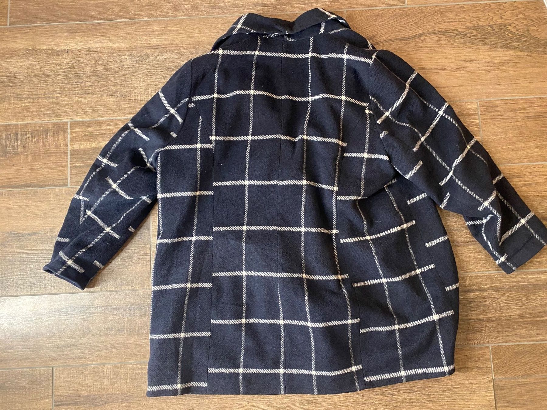 Cappotti: Tailored Mantel kariert blau weiss Gr. 52 – Usato da Pratteln venduto da a23_j2gs 1
