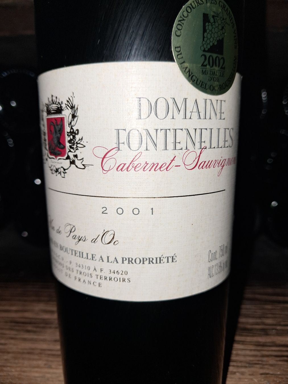 Vino: Les Fontanelles Cabernet Sauvignon 2001 – Nuovo e nell'imballaggio originale da Le locle venduto da juliensaran 1