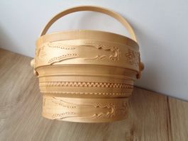 APPENZELLER FAHREIMER EIMER HOLZ SCHWEIZER KUNSTHANDWERK