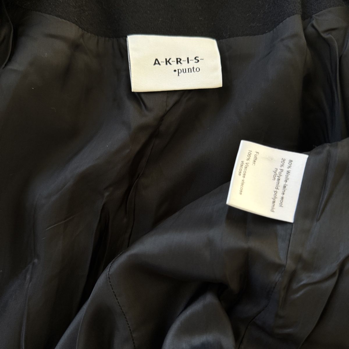 Akris Jacken: AKRIS Black Wool Coat/Jacket – Neu (gemäss Beschreibung) aus Freienbach von Avviivva_Shop 6
