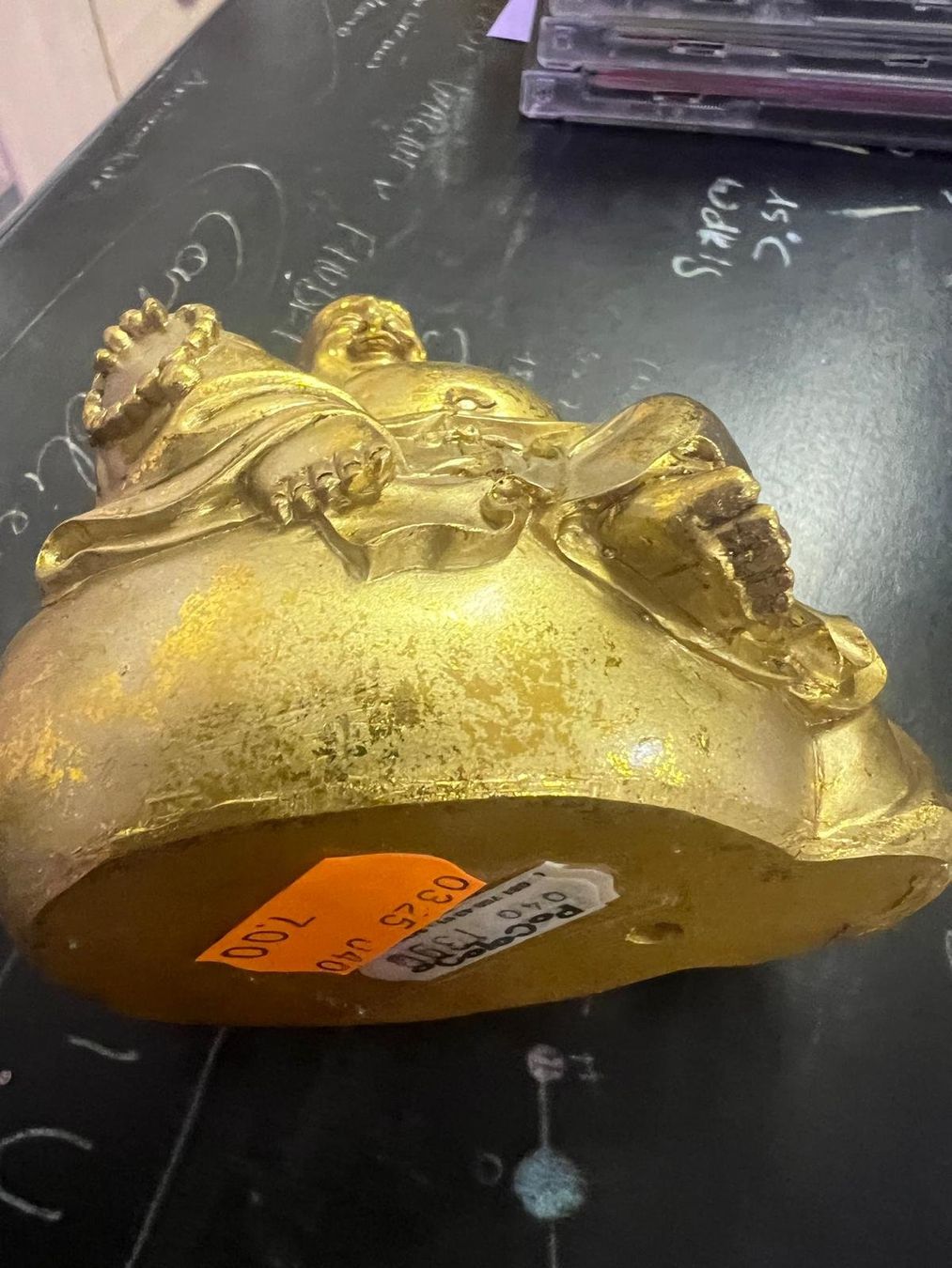 Statuette: Buddha goldfarben 100x95x70mm – Nuovo (secondo la descrizione) da Buchs SG venduto da Pocolocoli 4