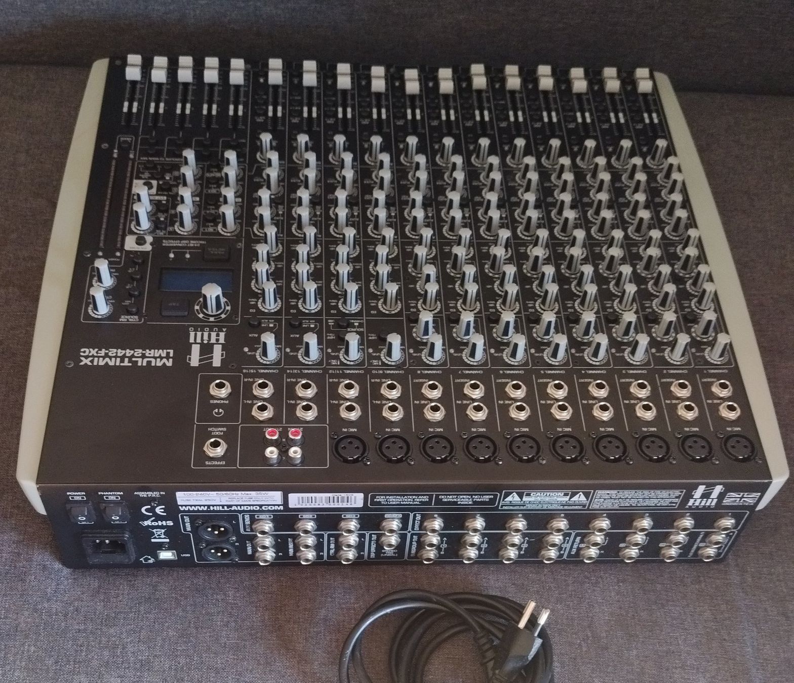 Console di mixaggio: Super table Hill Audio Multimix LMR-2442-FXC – Usato da Vevey venduto da Djporradao 4