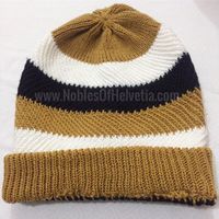 046 Neue senfgelbe Beenie