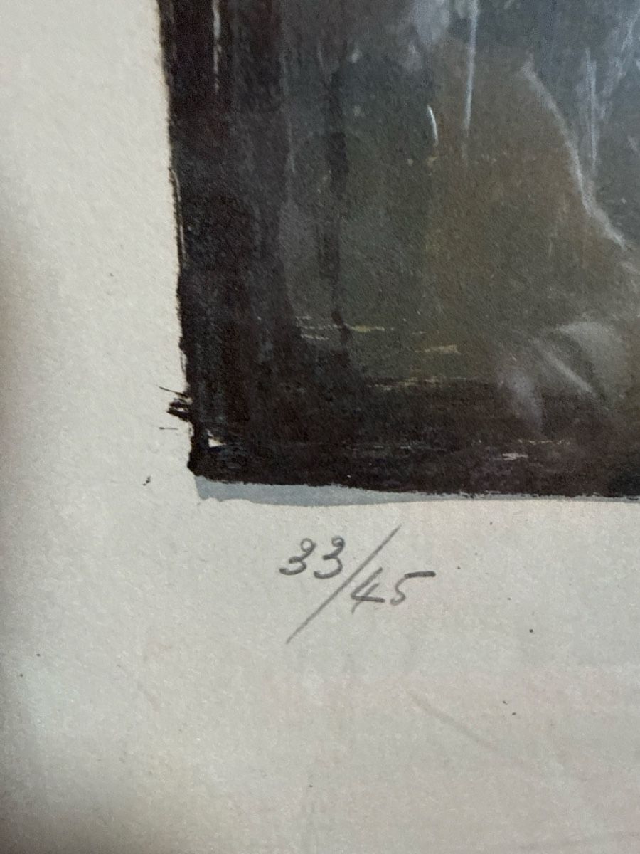 Incisioni: VISCONTI Georges Lithographie sans titre – Usato da Schmitten FR venduto da Hohezelg 1