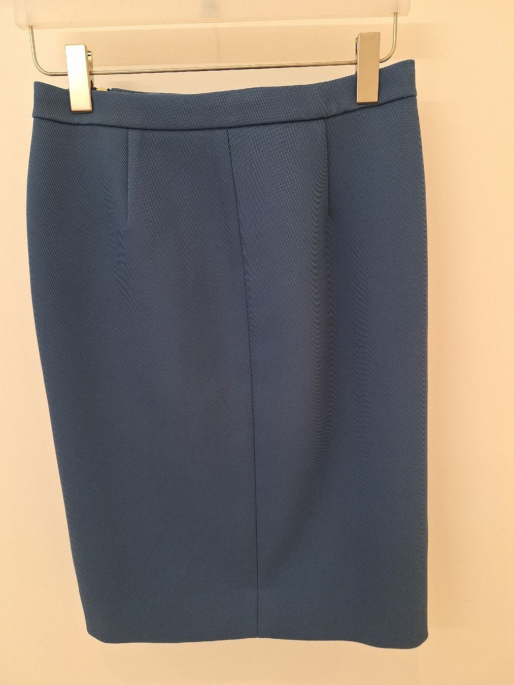 J.Crew Röcke: J. Crew Pencil Skirt, Blue with Gold Zipper Detail – Gebraucht aus Cham von Drukkerij 3