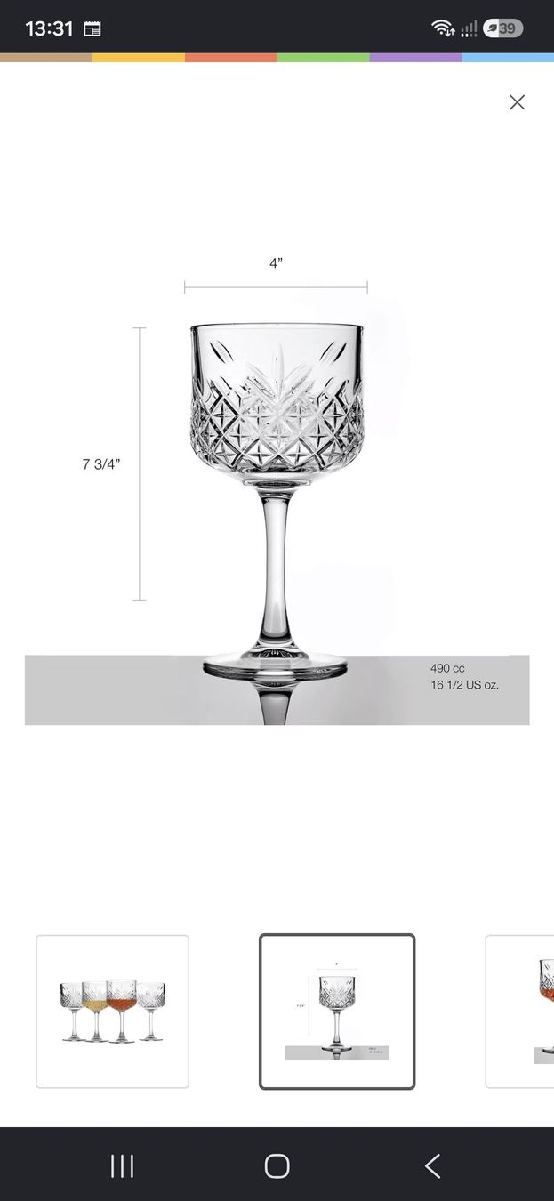 Bicchieri: 7x Pasabahce Cocktail Gläser  – Usato da Zürich venduto da Chiara_ 3