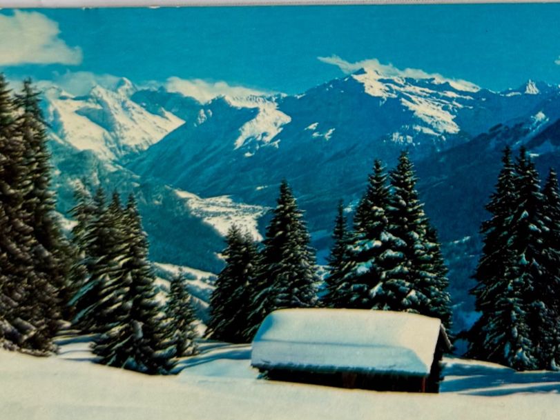 Cartoline postali: AK: Pany - Multi-vues winter – Usato da Lutry venduto da Ediego 3