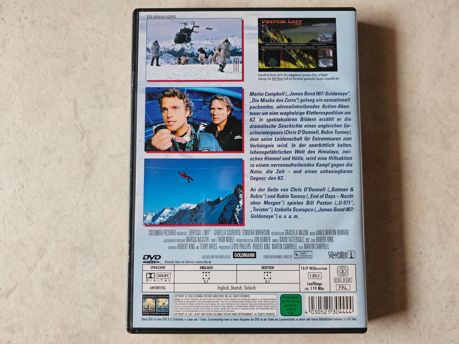 Tutti i DVDs: Vertical Limit  -  Halt dich fest! – Usato da Schneisingen venduto da backstore24 1