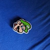Kinder Joy Super Mario Luigi Stift-Deko