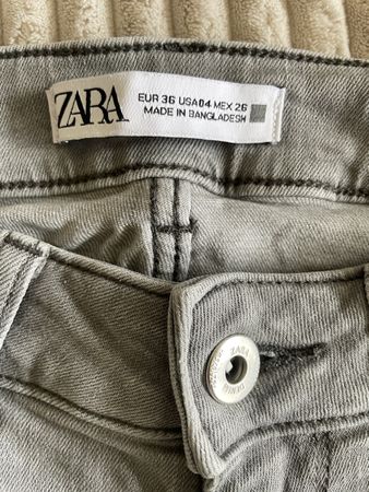 Grey Slim fit Jeans from Zara 36/S