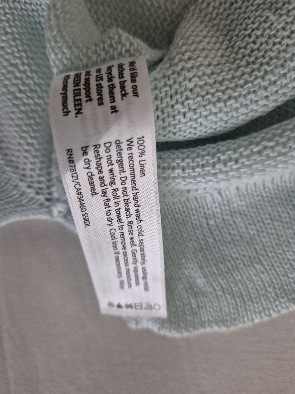 Maglioni & Felpe: Eileen Fisher Pullover hellblau Grösse L 100% Leinen – Nuovo (secondo la descrizione) da Herrliberg venduto da SELENONAUTKA 3