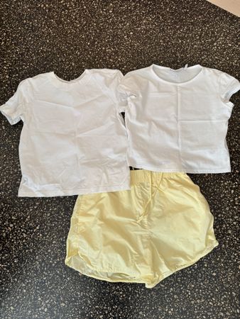 Set of shorts and t shirt size small weekday, zara, h&m