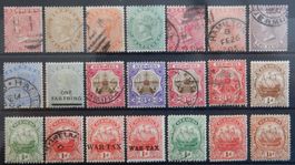 Bermuda British Lot mit alten Werten I