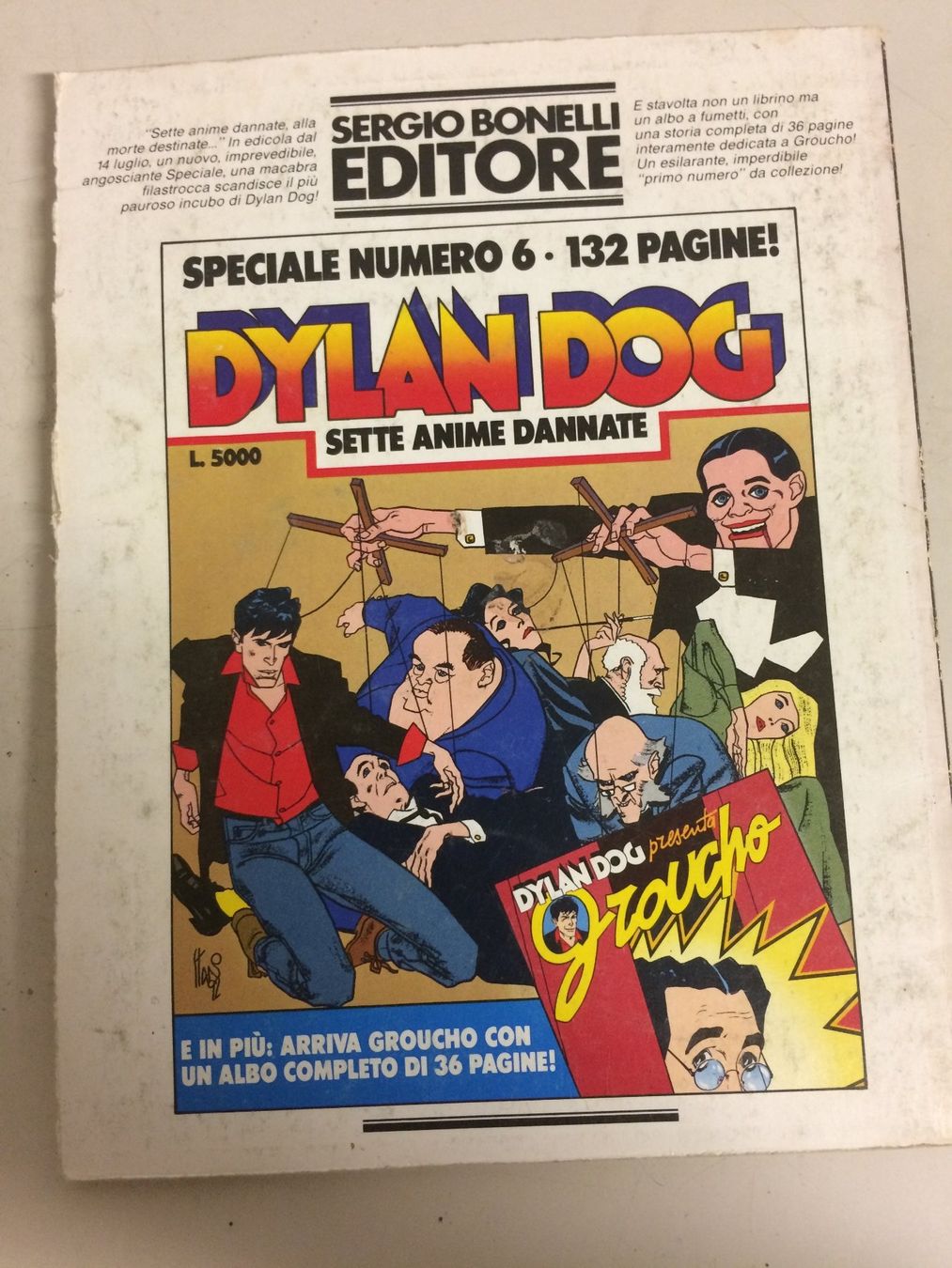 Fumetti: DYLAN DOG # 72 L'ULTIMO PLENILUNIO  Sergio Bonelli 1992 – Usato da Vezia venduto da Aquarius_Age 1