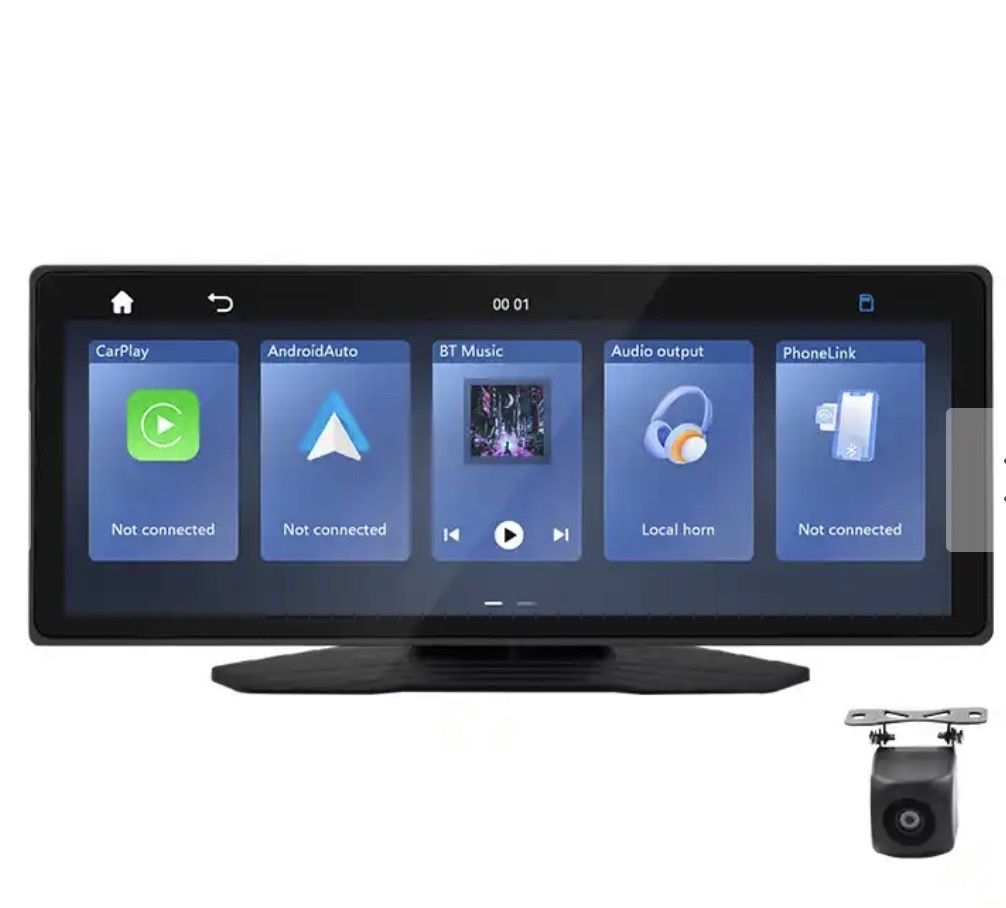 Multimediaplayer & Streamer: Auto Multimedia Player mit Apple Carplay und Android Auto – Neu (gemäss Beschreibung) aus Aarau von pinken