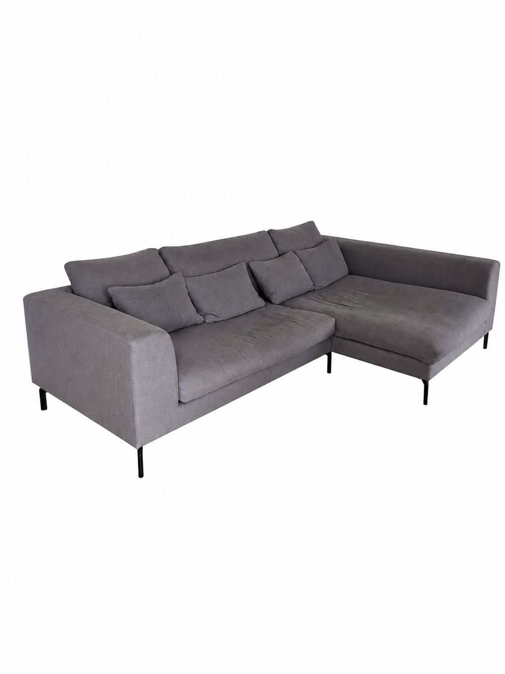 Micasa Divani: Ecksofa dunkelgrau – Usato da Luzern venduto da lara4 4