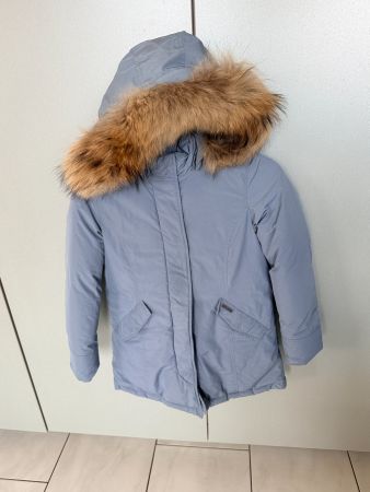 Woolrich Parka Arctic Babyblau - Mädchen Gr. 10 / 140 Daune