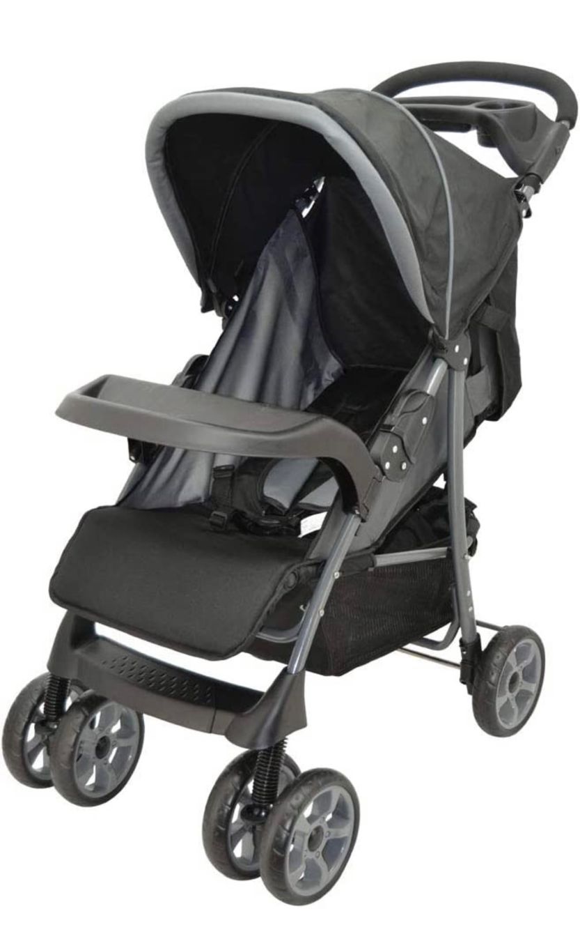 Kinderwagen: Kinderwagen Nania Champion schwarz/grau – Neu und originalverpackt aus Basel von Seifehuesli 1