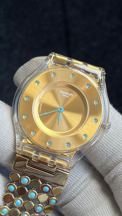 Swatch Orologi: Vintage Swatch Skin Damenuhr – Usato da Grenchen venduto da chththl 4