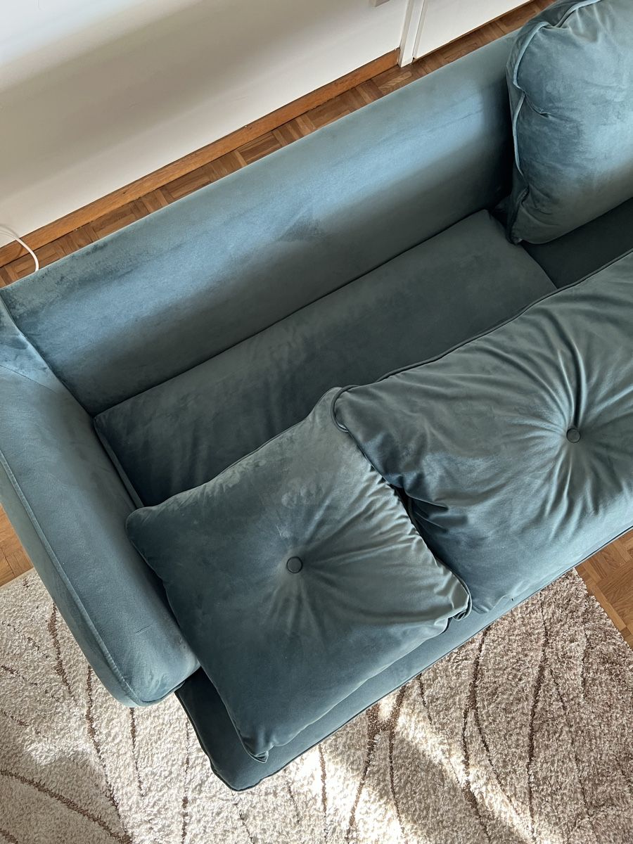 Mömax Divani: Petrol Blau Sofa – Usato da Zug venduto da Ratna 4