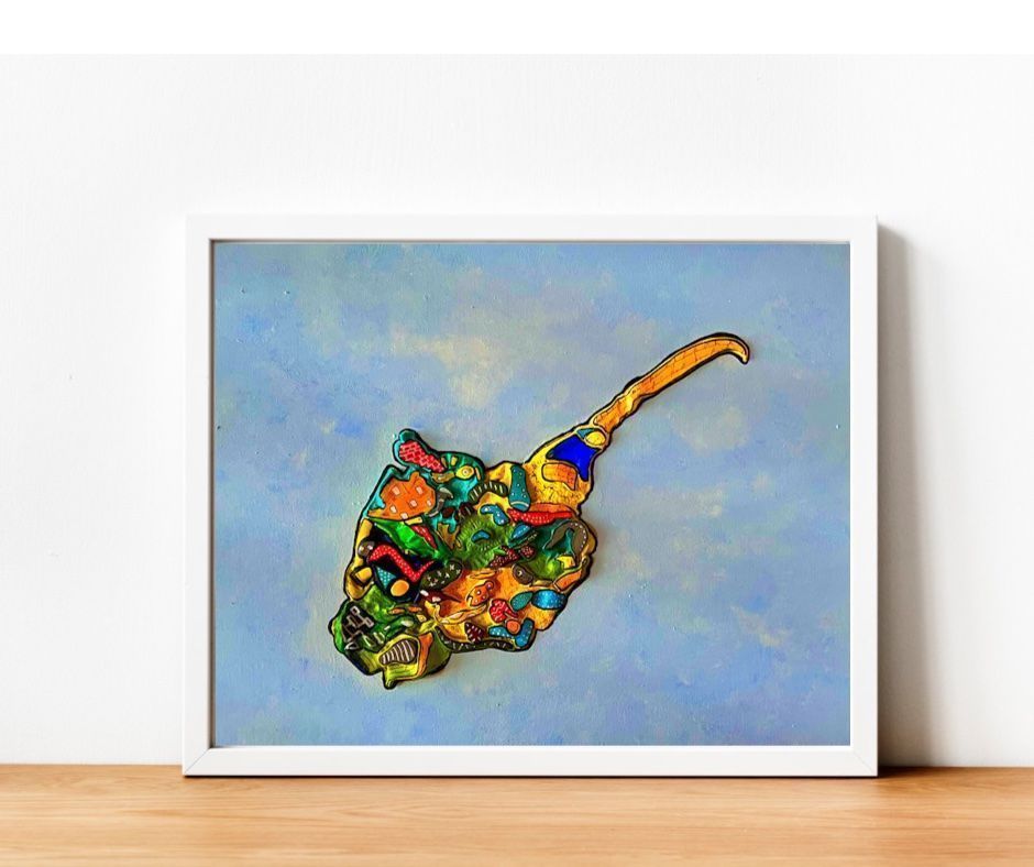 Gemälde: “Vido” 40x50 cm Gemälde – Neu und originalverpackt aus Kreuzlingen von eszanza 2