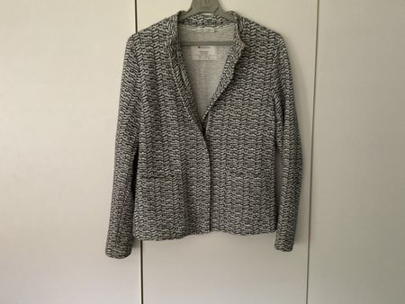 Street One - Jersey Jacke mit Stehkragen und Zipper - Gr. 36