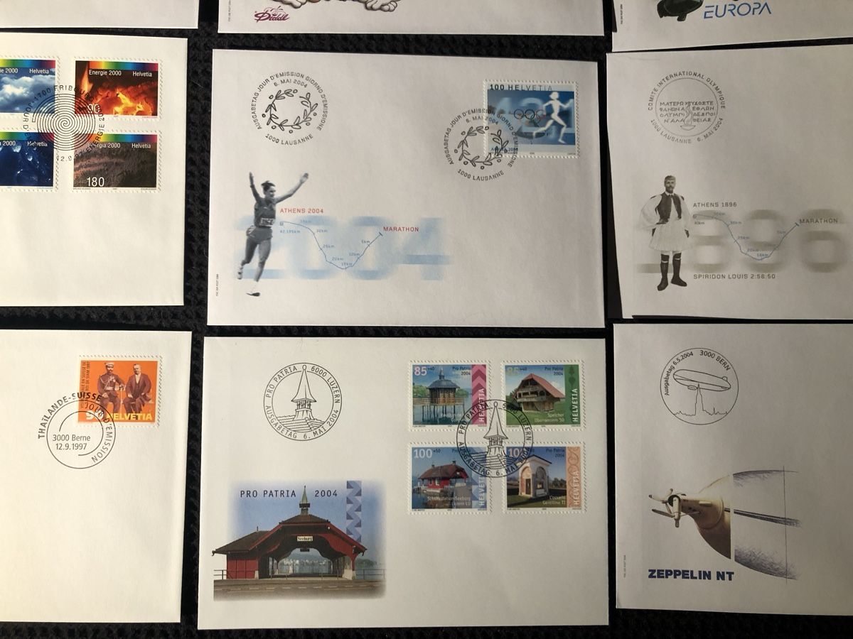Tutti i francobolli: Ersttagsbriefe und Marken – Usato da Näfels venduto da fritzjk 4