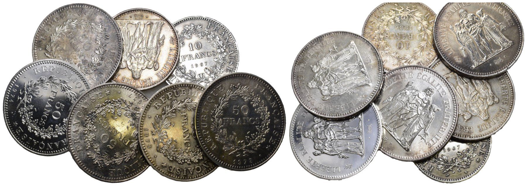 Tutti le monete: Frankreich Lot Silber – Usato da Bern venduto da numismatictops