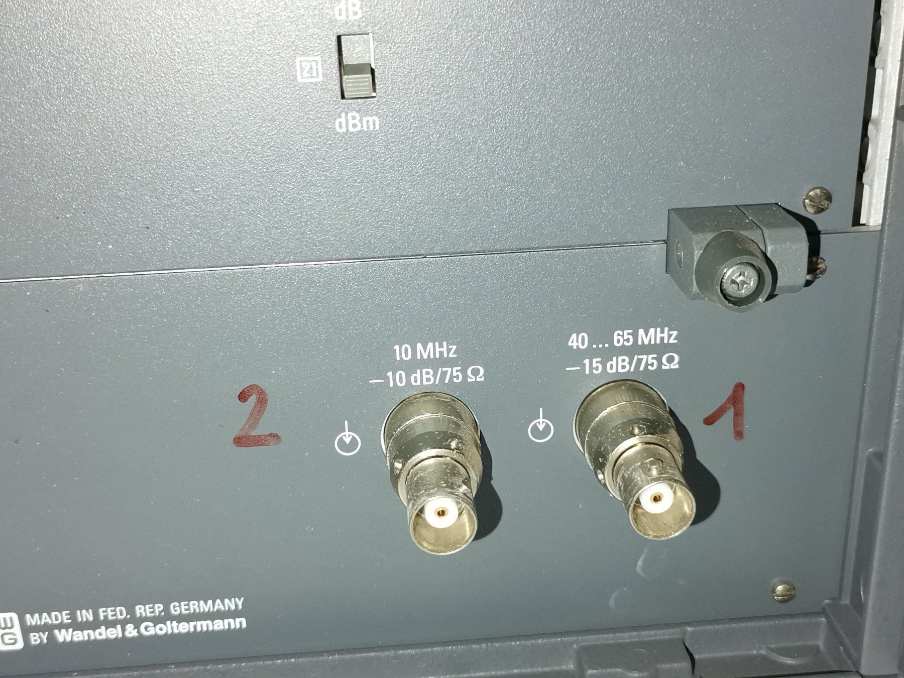 Misurare: Signal Generator Wandel & Goltermann PSS-19 – Difettoso da Kleindöttingen venduto da Katze99 6