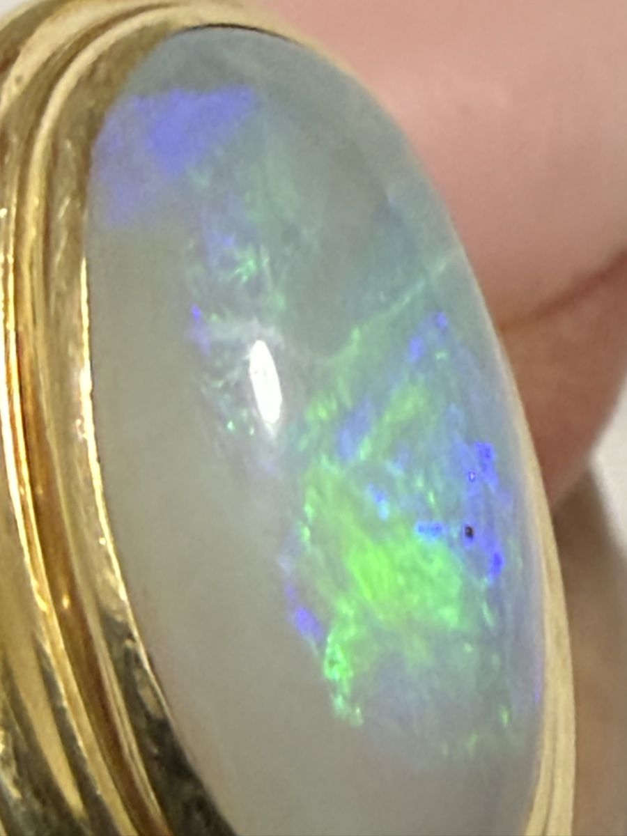 Bagues: Ring Gold 18k mit Opal – D'occasion à Oberhof par RealStone 6