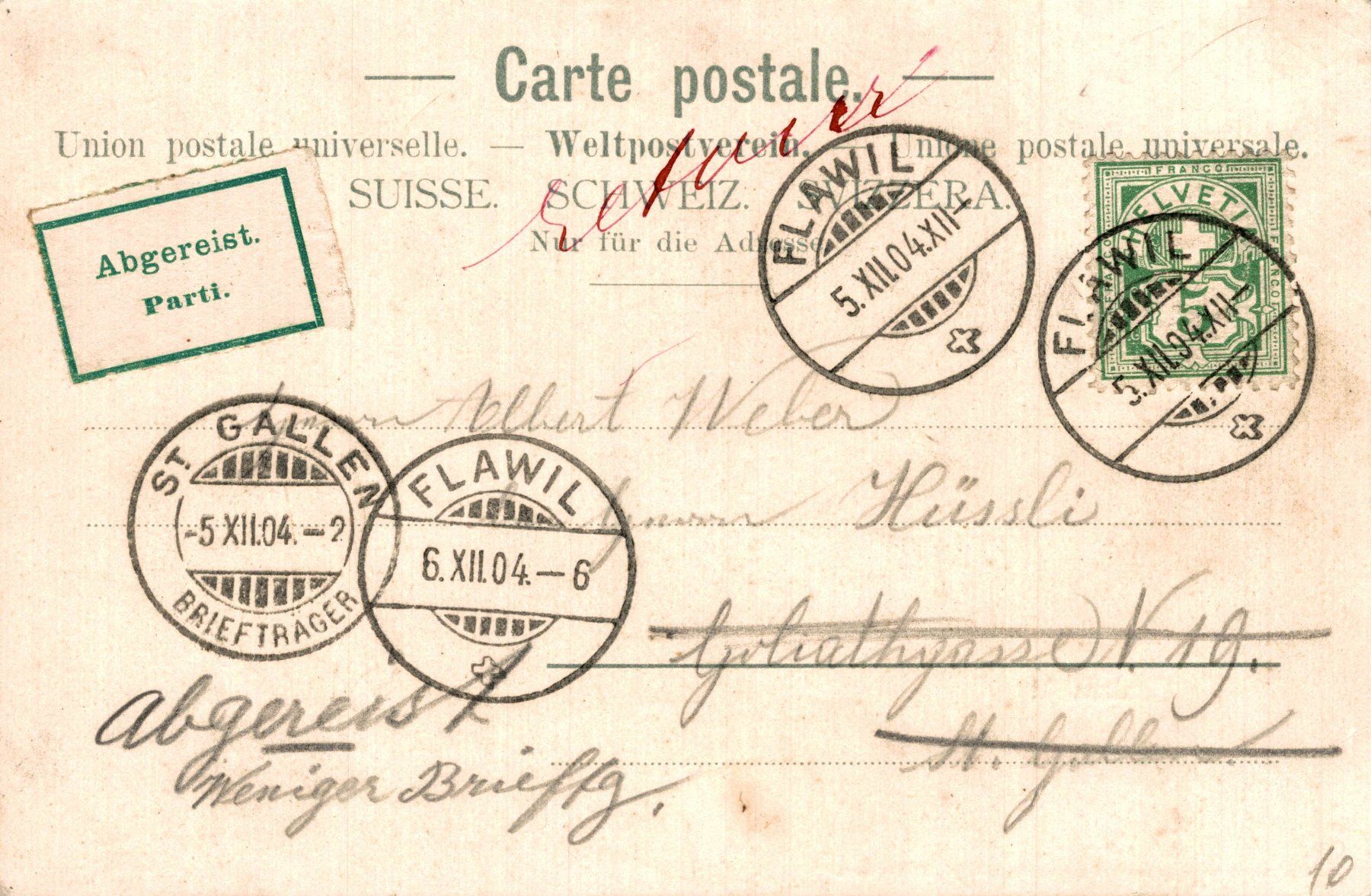 Cartoline postali: Wyl (Wil). Totalansicht – Usato da Bronschhofen venduto da Astore 1