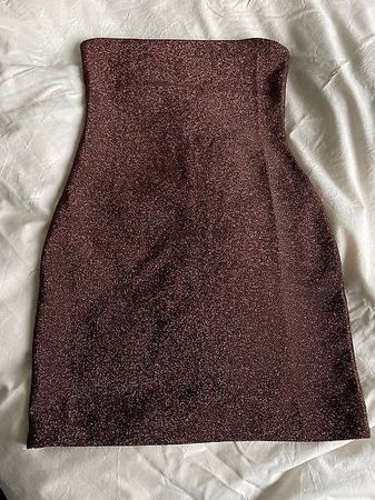 Mini-Kleid aus Lurex Gr. XS