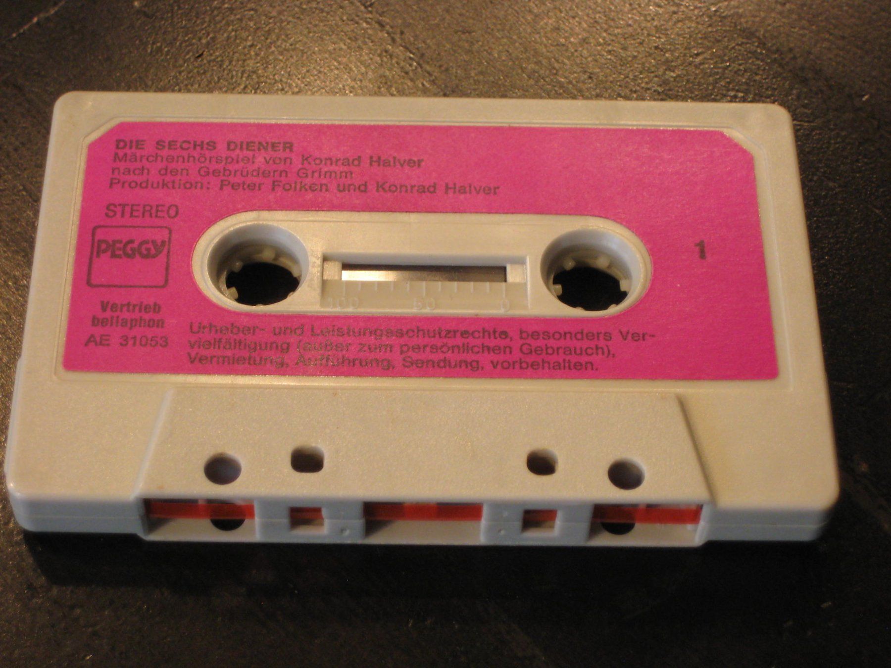 Kompaktkassetten: alte MC - Rotkäppchen, die sechs Diener – Gebraucht aus Greifensee von Janali01 2