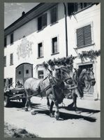 AK sw Neunkirch SH Bauernhof Klettgau ≈ 1965 