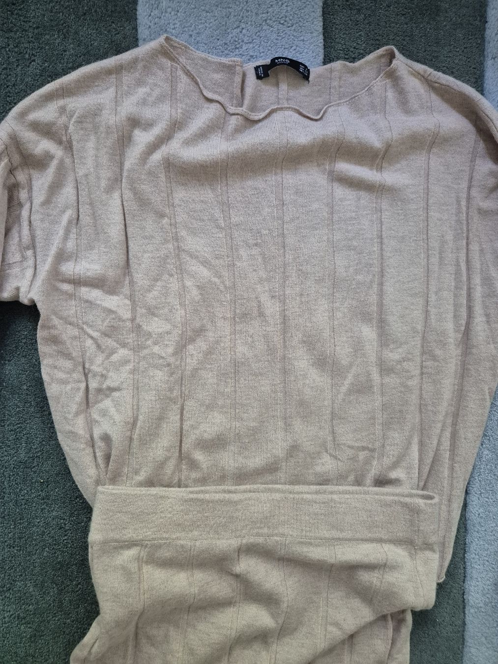 Mango Vestiti: Mango Strick Set, Rock und Pullover, Beige, Grösse XS – Usato da Basel venduto da lilifee86 1