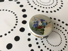 Boîte à bijoux vintage en porcelaine - Fleurs 🌸🌺💐